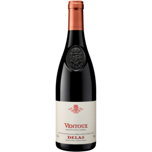 Delas Freres Ventoux rode wijn fles